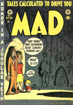The first issue of Mad. Art by Harvey Kurtzman.