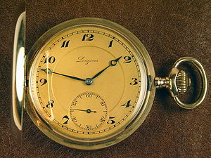 An old pocket gold watch
