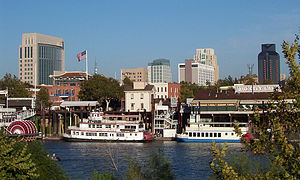 This is a picture of the Sacramento Riverfront...