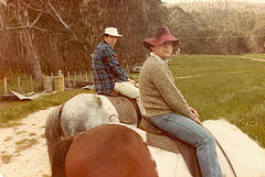 horse trek - Bart and David