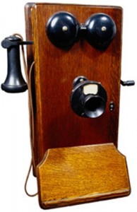 1950's rural america had crank phones