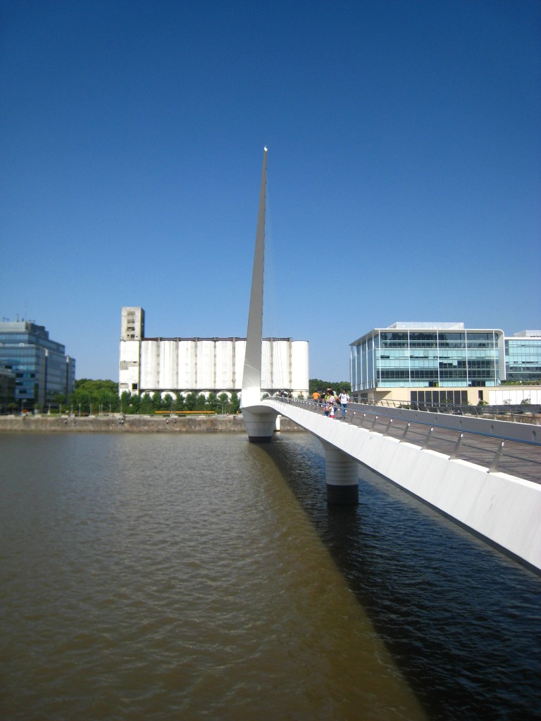 Calatrava bridge in Puerto Madera