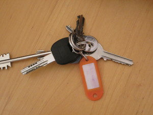 The street door key